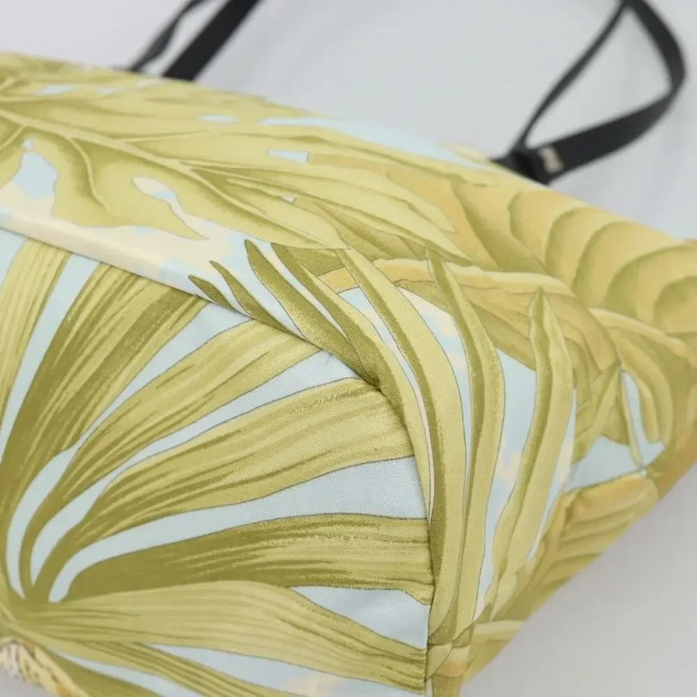 Salvatore Ferragamo Nylon Tote Bag Yellow